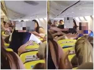 scandal avion - Beată în timpul unui zbor, o femeie l-a ciupit de fund pe steward! A fost dată în judecată