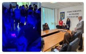 elevi iulia zamfirescu ipj arges - Elevii Liceului Iulia Zamfirescu vor să devină polițiști! Ziua Carierei la IPJ Argeș
