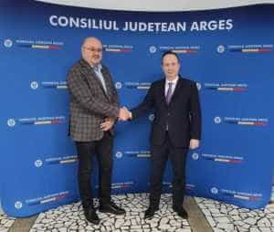 ARGEȘ. Ministrul Finanțelor, Adrian Câciu s-a întâlnit cu Ion Mînzînă și Ion Georgescu 2 cj Argeș