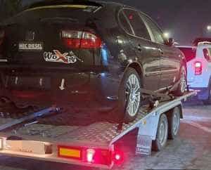 masina rovinieta platforma - România 2023: Șofer amendat pentru lipsa rovinietei, deși mașina era transportată pe platformă