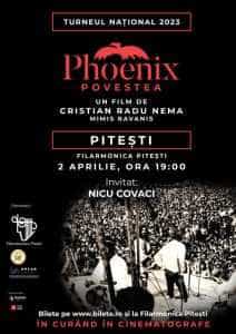 Pe 2 aprilie la Pitești - „PHOENIX – Povestea” în prezența lui Nicu Covaci! 1 film la Pitești