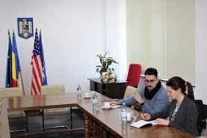 Reprezentanții Ambasadei SUA în România, întâlnire de lucru la Prefectura Argeș 2 prefectura Argeș