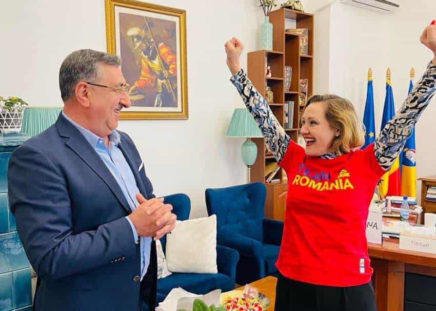 Elena Lasconi centru olimpic de atletism juniori Sursă foto: USR