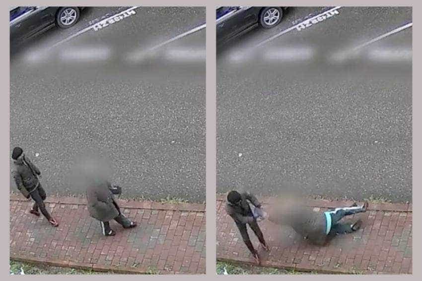 jefuită pe strada de tânăr