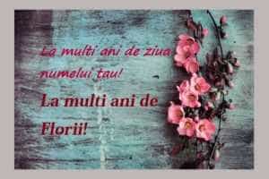 Mesaje și felicitări de Florii pentru cei care își serbează ziua numelui 5 de Florii mesaje