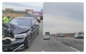 Două accidente pe A1 București-Pitești! A intervenit descarcerarea 26 accident a1 4 - Două accidente pe A1 București-Pitești! A intervenit descarcerarea