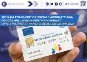 Au intrat banii. Cardurile pentru alimente și mese calde au fost încărcate cu o nouă tranșă de 250 lei 25 Sursă foto: FAcebook MIPE