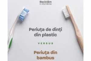 Toate periuțele din plastic folosite sunt încă pe Pământ! 1 Sursă foto: Facebook Ministerul Mediului