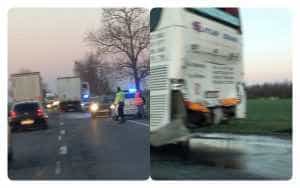 accident dn65 - Accident cu doi răniți pe DN65! Trei vehicule implicate, printre care și un autocar