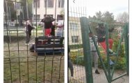 tineri amendați de polițiști
