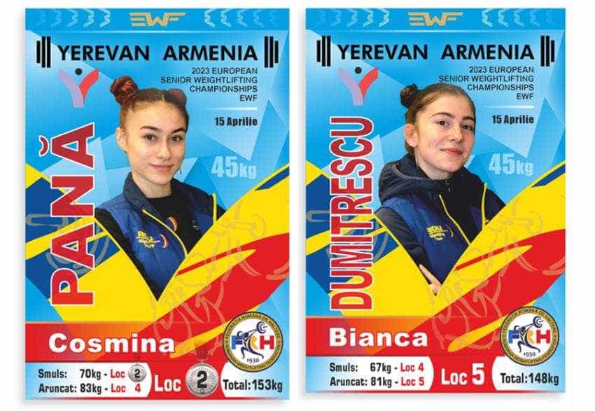 Sursă foto: Facebook Federația Română de Haltere.