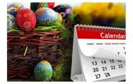 Paște calendar
