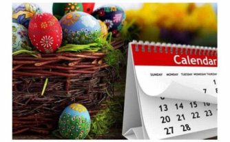 Paște calendar