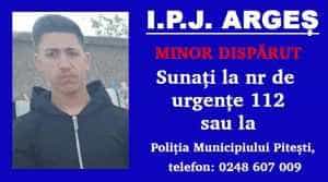 minor - Informații noi! Ce s-a întâmplat cu minorul de 16 ani din Pitești, dat dispărut