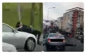 soferite scandal arad - (VIDEO) Ceartă între două șoferițe! Una dintre femei e luată pe capota mașinii