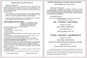Anunț de interes! Cadastru GRATUIT la Costești! 1 cadastru Costești