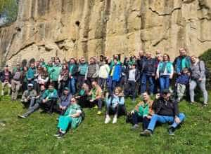 Forta DReptei Corbi - La Nucșoara au fost plantați 300 de puieți de brad. Forța Dreptei ajută la repopularea pădurilor