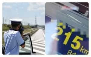 radar 215km - A dat radarul peste cap! Piteștean prins cu 215 km/h pe autostrada A1