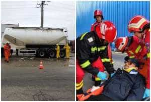 Colaj Simulare ISU - Nu vă panicați! Mobilizare majoră de forțe în Bradu