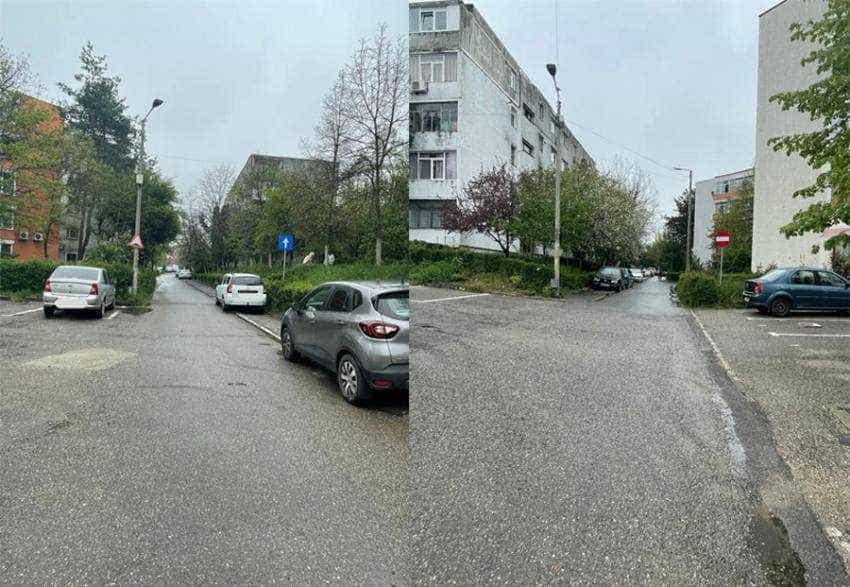 Sens unic trivale Sursă foto: Facebook Primăria Municipiului Pitești.