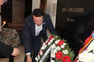 Ion C. Brătianu comemorat de Forța Dreptei Argeș 4 Forta Freptei Arges