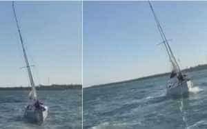 Clipe de coșmar pentru trei români ieșiți la plimbare pe mare! Velierul a fost la un pas de a se răsturna 20 2023 05 07 7 - Clipe de coșmar pentru trei români ieșiți la plimbare pe mare! Velierul a fost la un pas de a se răsturna