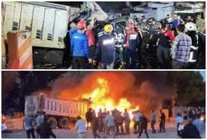 Accident grav Turcia - Accident cu 12 morți și 31 de răniți! Un camion a rămas fără frâne și a lovit mai multe mașini, în Turcia! 