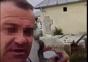 Barbat Bascov 1 - (VIDEO) Femeie amenințată cu moartea de fostul soț, live din cimitir! Alături de bărbat era și copilul acestora