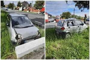 page - A intrat cu mașina într-un cap de pod! O persoană a ajuns la spital