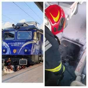 6b3fc4269ffb431789f54bc8cd6612d8 - Un tren a luat foc într-o gară din Cluj! Peste 100 de călători se aflau în el