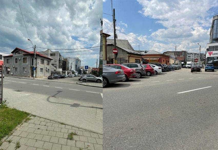 Strada Doaga Sursă foto: Facebook Primăria Municipiului Pitești.