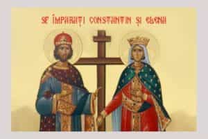 21 mai – Sfinții Împărați Constantin și Elena 1 sf constantin si elena