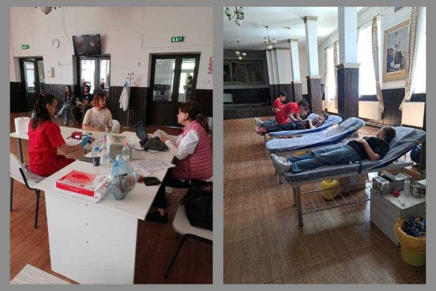 donare sânge la Mioveni