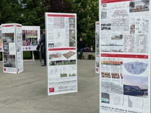 Premieră la Zilele Piteștiului: expoziția în aer liber a Anualei de Arhitectură OM! 1 Sursă foto: Facebook Primăria Municipiului Pitești.