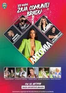 Artiști îndrăgiți urcă pe scena de la Bradu cu ocazia Zilei Comunei 1 Bradu