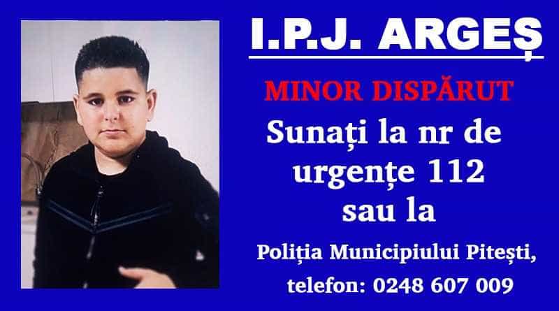 Minor dispărut