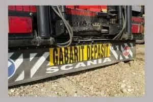 gabarit depasit transport