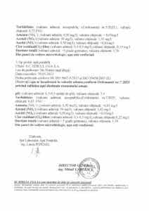 comunicat calitate apa page 002 - Calitatea apei potabile din Câmpulung verificată de S.C. EDILUL CGA S.A