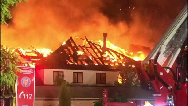 Incendiu Mânăstirea Turnu
