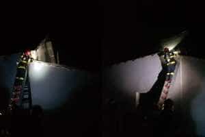 Incendiu Cateasca - Incendiu puternic într-o gospodărie din Căteasca!