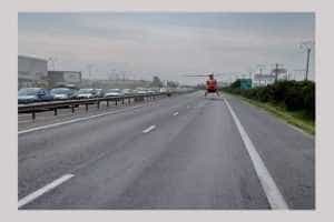 Accident grav pe A1. Victimă preluată cu elicopterul SMURD 1 Untitled Project 2 - Accident grav pe A1. Victimă preluată cu elicopterul SMURD