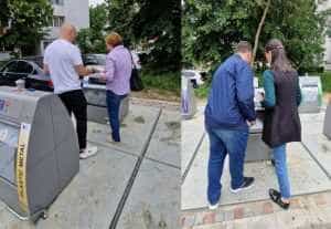 Piteștenii sunt învățați să folosescă containărele îngropate 15 Sursa foto: Facebook Primaria MUnicipiului Pitesti