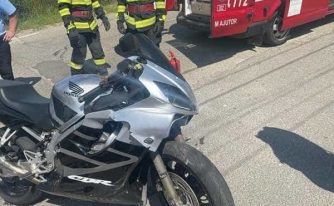 accident motocicletă