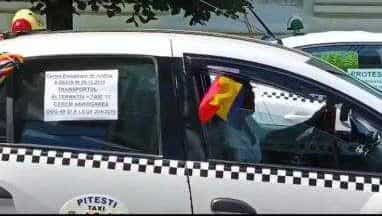 taximetristi pitesti protest
