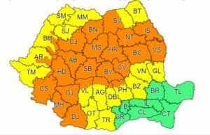 Argeș: Cod galben de caniculă și instabilitate atmosferică! 2 Cod Portocaliu - Argeș: Cod galben de caniculă și instabilitate atmosferică!