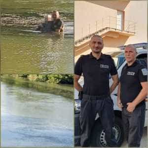 Eroii zilei - (VIDEO) Femeie căzută în Râul Argeș, salvată de polițiștii piteșteni !