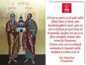 psd la multi ani - Ion Mînzînă, președinte PSD Argeș: La mulți ani celor care azi își serbează onomastica!