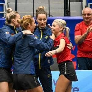Echipa feminină a României este campioană europeană la tenis de masă 1 romania tenis de masă