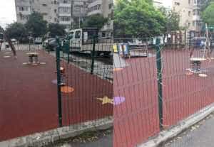 Unii sunt puși pe distrus. Loc de joacă din Prundu, vandalizat! 1 Sursă foto: Facebook Primăria Municipiului Pitesti