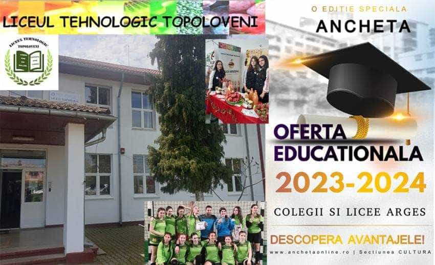 Liceul tehnologic topoloveni deschidere bun